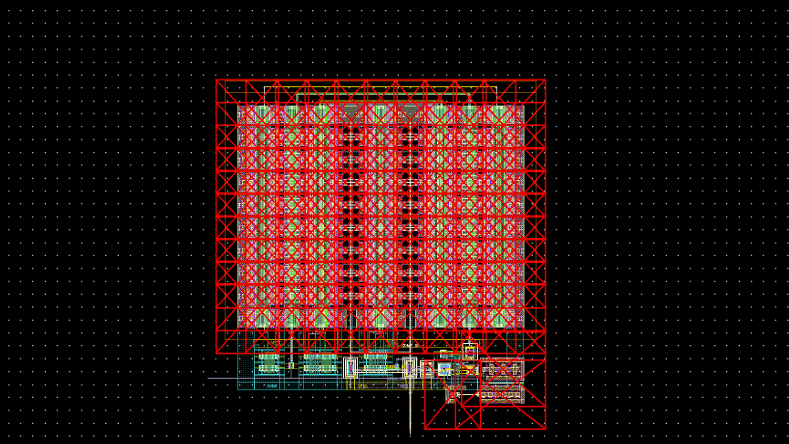 Capacitor DAC array layout